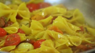 Let’s get fat tomato burrata pasta