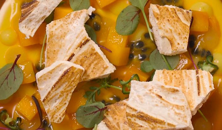 Let’s get fat mango panna cotta