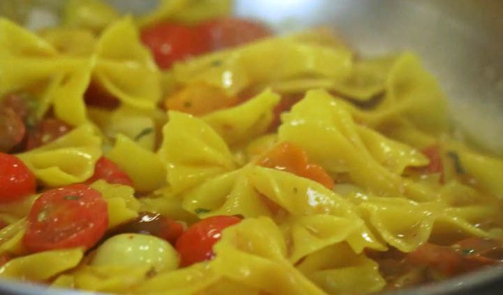 Let’s get fat tomato burrata pasta