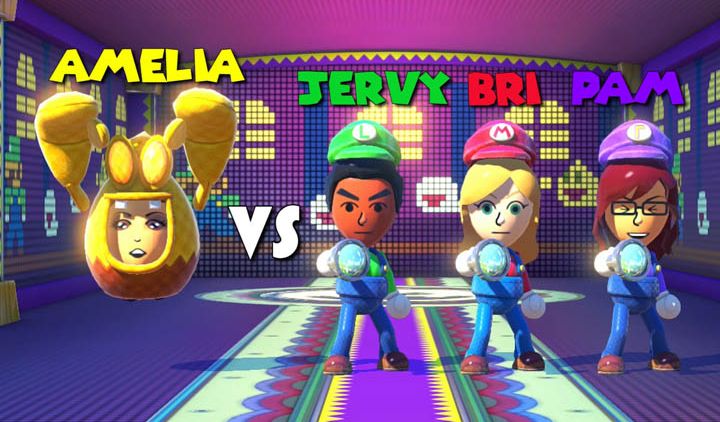Game night at the mansion Nintendo land
